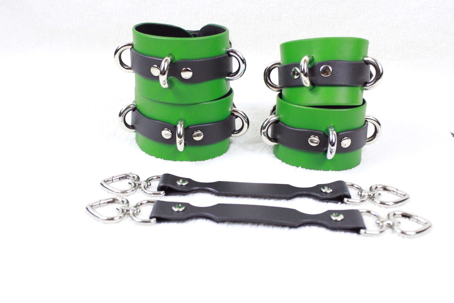 Bondage Gear Set – Sub Collar, BDSM Harness & Bondage Cuffs-4