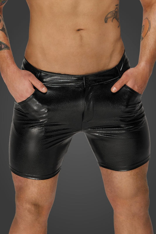 Snake wetlook Shorts H068 - 3XL