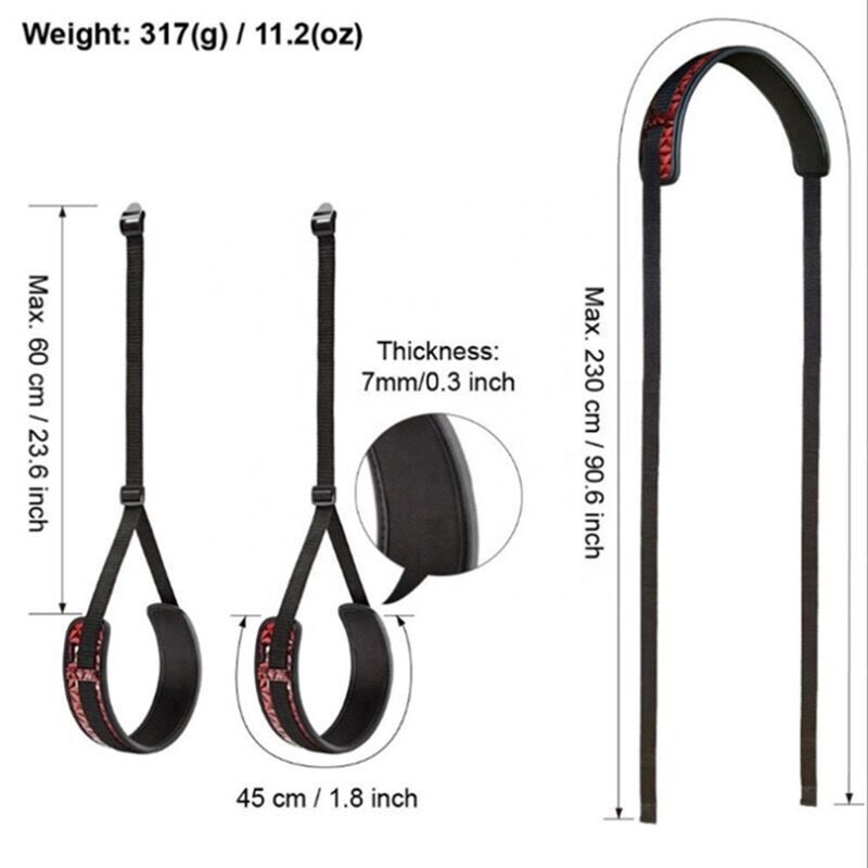 Wholesale Bondage Leg Restraints in Diamond Pattern Details