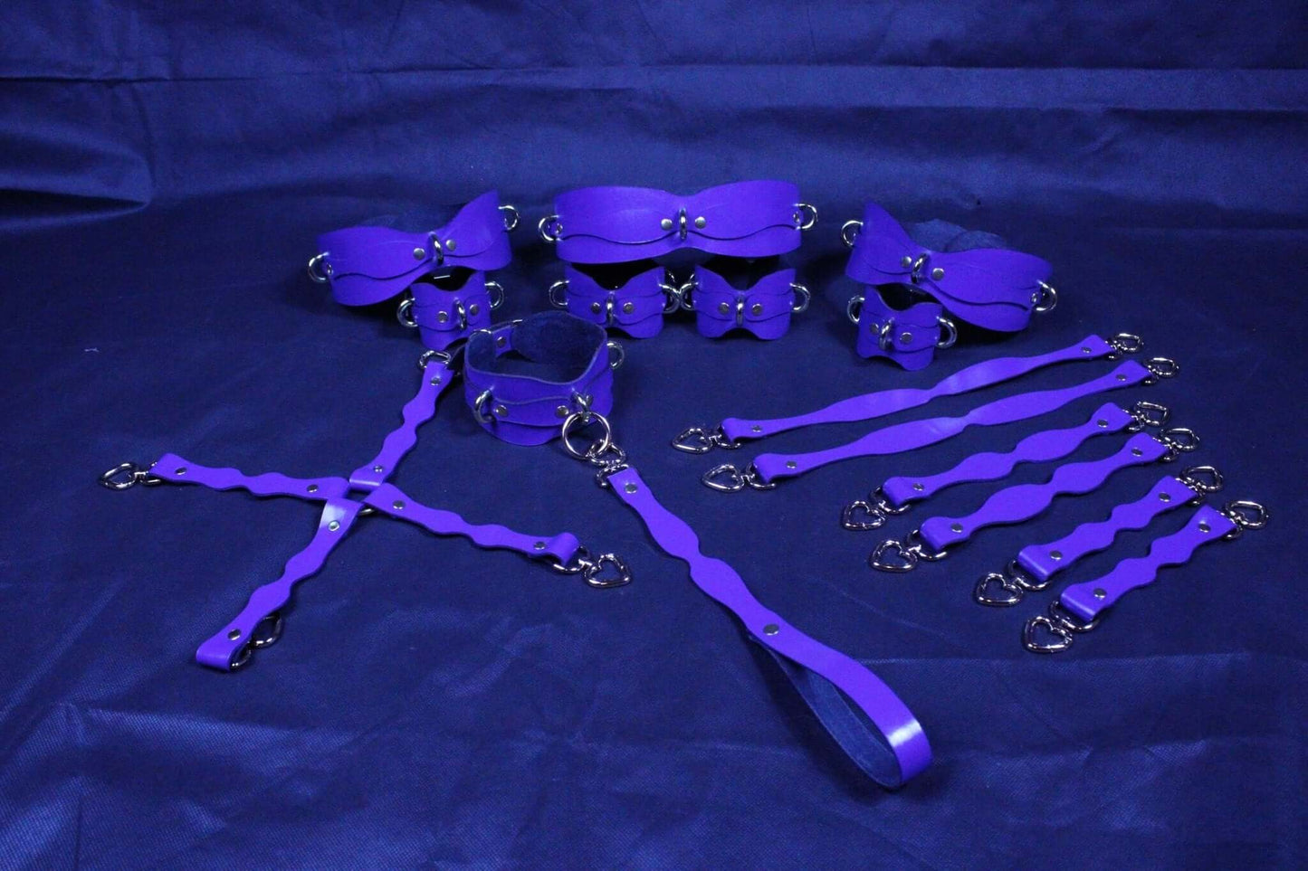 Bondage Gear Handmade Leather Restraint Kit  Full Body Bondage Set-3