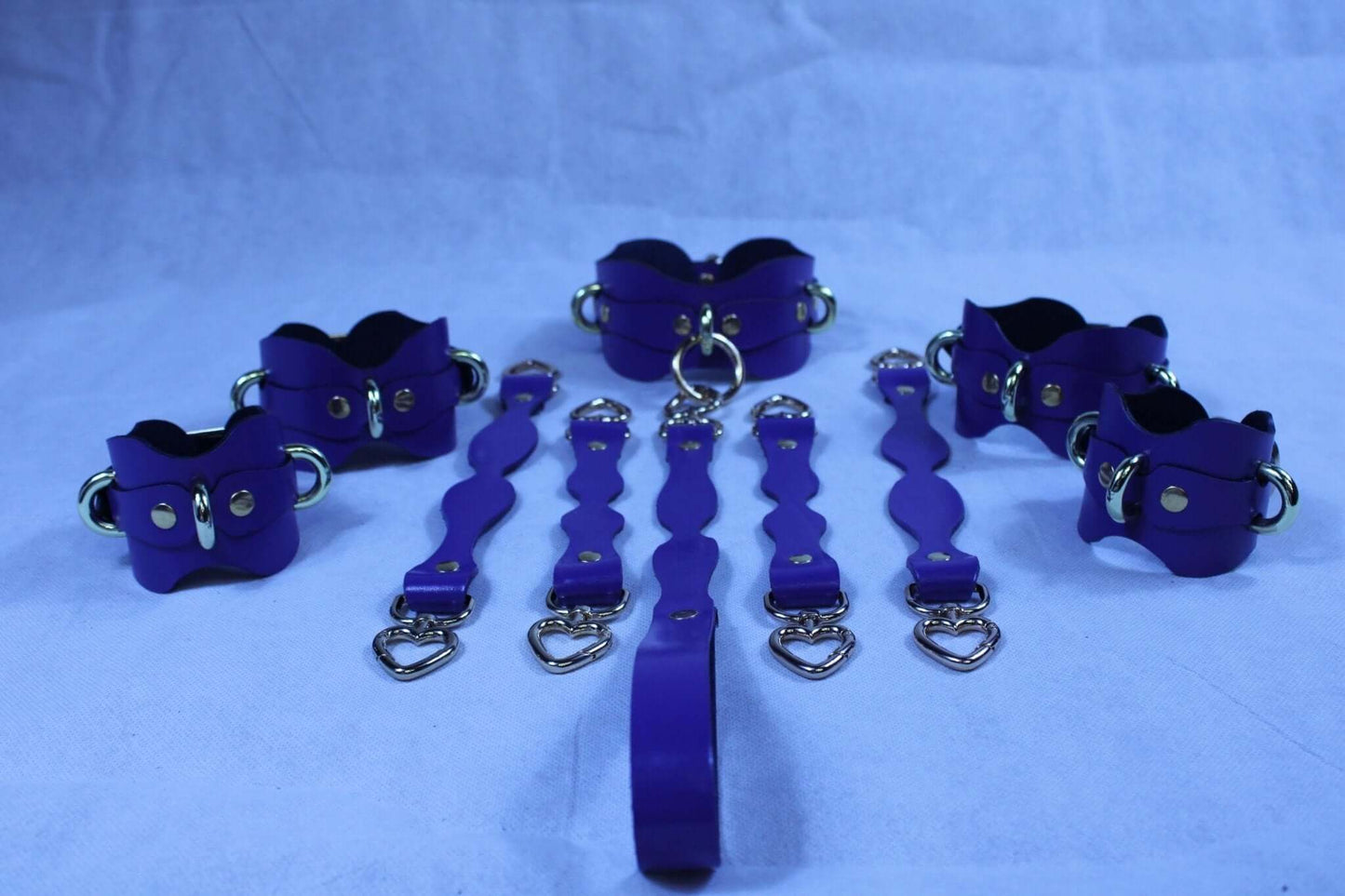 Bondage Gear Handmade Leather Restraint Kit  Full Body Bondage Set-6