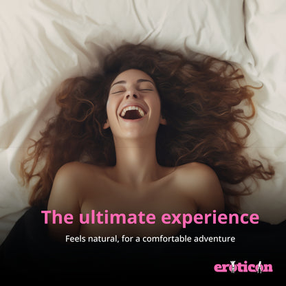 Dildo Attachment 17.5cm Large Black for Eroticon Sex Machine