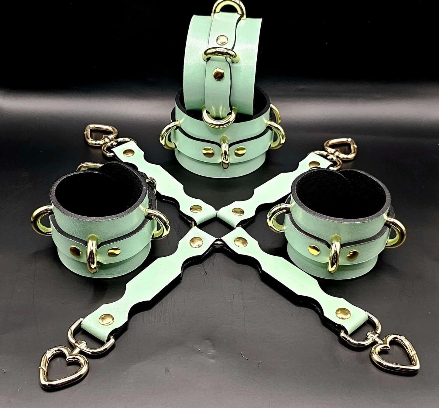 Wrist Cuffs- Adjustable Wrist  Ankle Restraints for BDSM Play-0