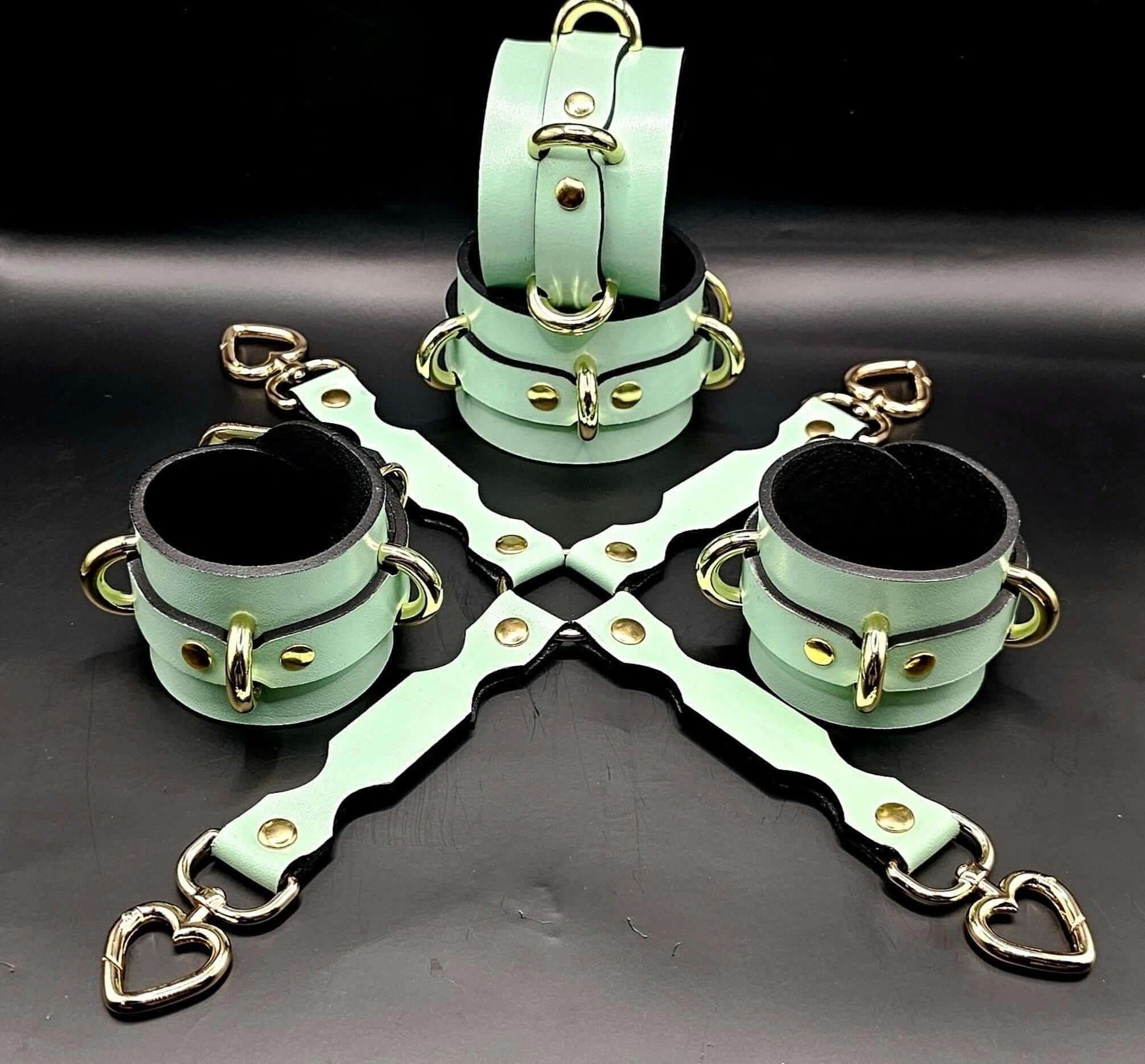Wrist Cuffs- Adjustable Wrist  Ankle Restraints for BDSM Play-0